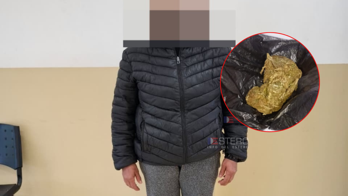 Una mujer del barrio Bosco II fue detenida por intentar pasarle marihuana a su familiar detenido en Colonia Pinto