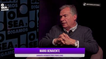 “El domingo tiene que ser una verdadera fiesta cívica”, afirmó Mario Benavente en la recta final de la campaña