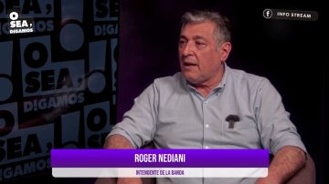 En busca de la reelección, Roger Nediani defendió su gestión y apuntó a la falta de recursos