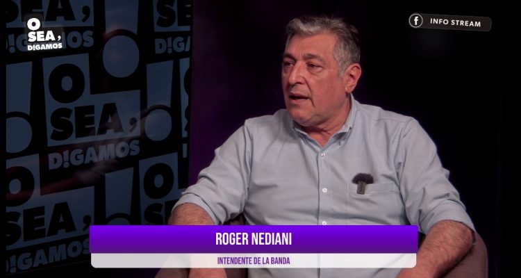 En busca de la reelección, Roger Nediani defendió su gestión y apuntó a la falta de recursos
