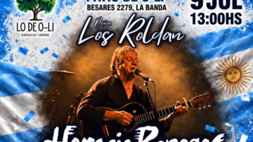 Horacio Banegas encabezará la gran peña “Los Roldán” en el Patio de O-Li para celebrar el 9 de Julio