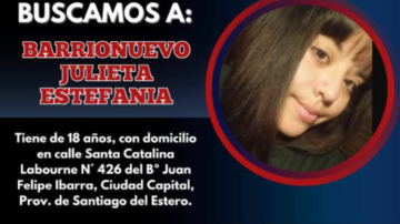 La policía busca a una joven del barrio Juan Felipe Ibarra