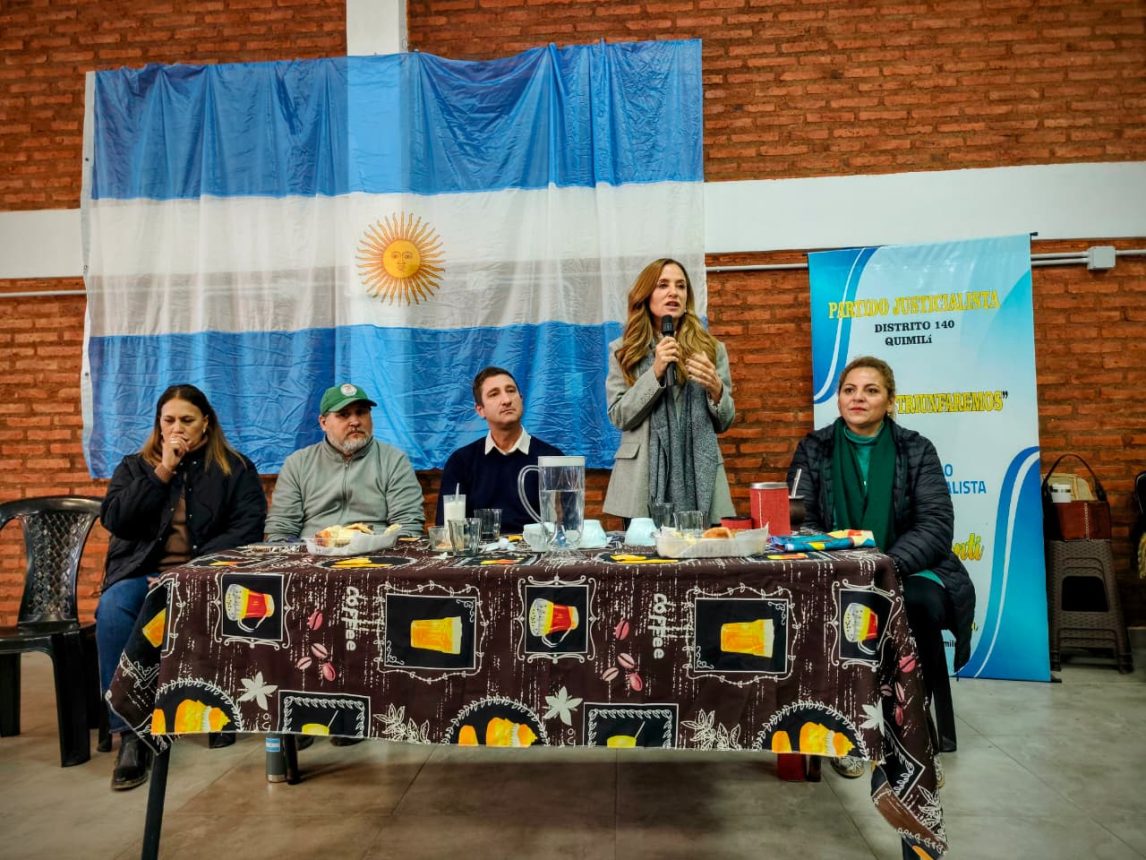 Victoria Tolosa Paz participó de un encuentro político en Quimilí junto al MOCASE y dirigentes del PJ