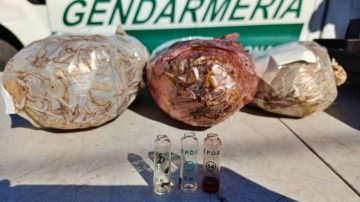 Encomienda narco: hallaron marihuana escondida dentro de un parlante durante un control