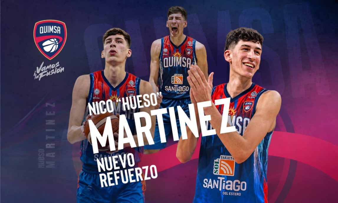 Nicolás “Hueso” Martínez es el nuevo refuerzo de Quimsa