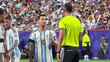 ¿Qué le dijo el árbitro a Messi? La reacción del capitán argentino que se volvió viral