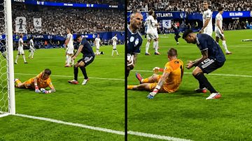 Cuti Romero celebró el gol de Enzo Fernández en la cara de Pickford