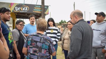 Mirolo visitó el barrio Río Dulce y escuchó los reclamos de los vecinos