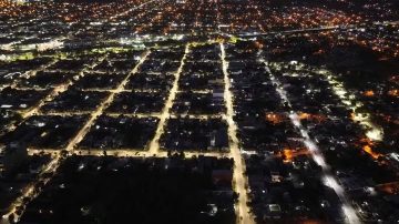 El intendente Roger Elías Nediani destacó las obras de alumbrado público realizadas para modernizar e iluminar la ciudad