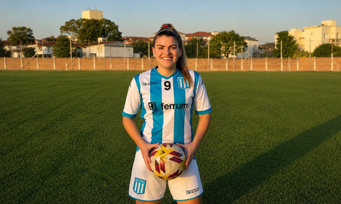 La santiagueña Belén Spenig fue presentada como refuerzo de Sport Recife