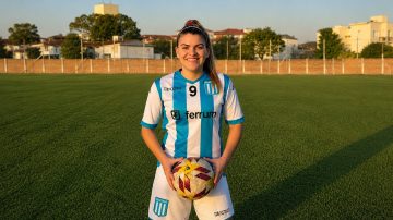 La santiagueña Belén Spenig fue presentada como refuerzo de Sport Recife