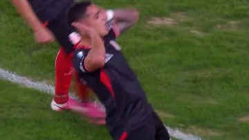 VIDEO | El Toro Morales convirtió y festejó con el Topo Gigio en el Monumental