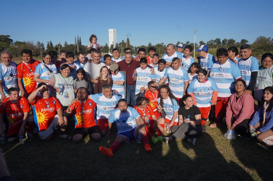 El intendente Nediani acompañó el 4° aniversario del equipo de rugby inclusivo “Los Tatu”