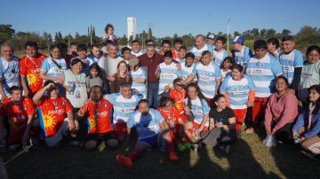 El intendente Nediani acompañó el 4° aniversario del equipo de rugby inclusivo “Los Tatu”