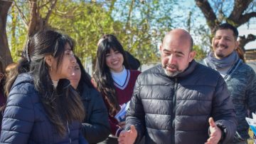 Pablo Mirolo y dirigentes de Libres del Sur recorrieron diversas ferias bandeñas