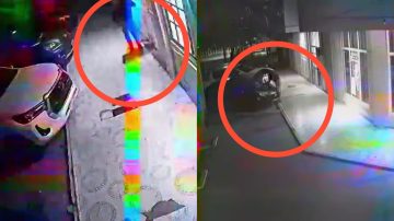 VIDEO | Un ladrón fue filmado robando la batería y el estéreo de un auto estacionado