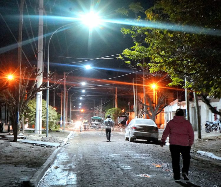 Se habilitaron obras de infraestructura en el barrio Bajo de Vértiz