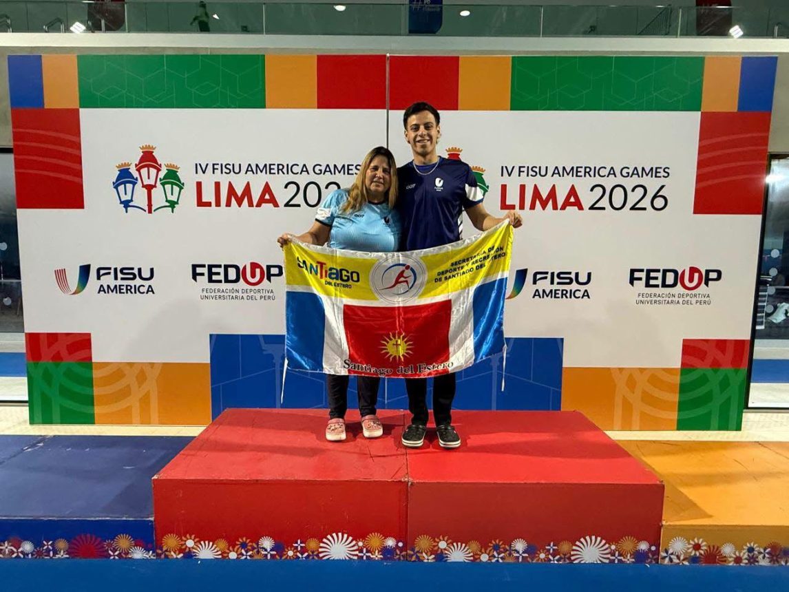 Matías Sosa González, orgullo santiagueño en los FISU America Games Lima 2026