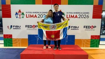 Matías Sosa González, orgullo santiagueño en los FISU America Games Lima 2026