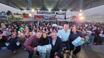 Nediani recibió un importante respaldo en el cierre de campaña del FCU y llamó a consolidar el proyecto de ciudad que comenzó en el 2022
