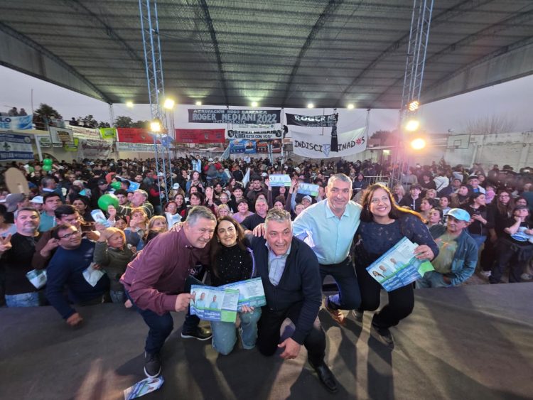 Nediani recibió un importante respaldo en el cierre de campaña del FCU y llamó a consolidar el proyecto de ciudad que comenzó en el 2022