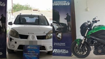 Operativos en Capital y La Banda permiten recuperar un auto y una moto con pedido de secuestro