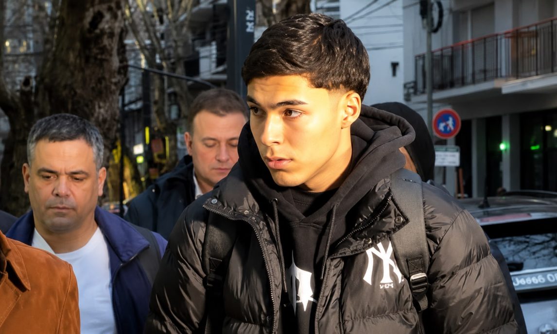 Tobías Andrada cumple con la revisión médica antes de firmar con River