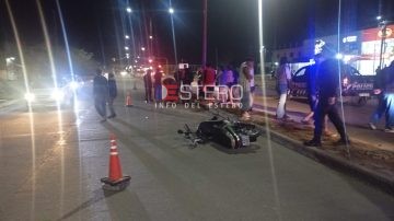 Un motociclista murió tras un grave accidente en Avenida Lugones y 64