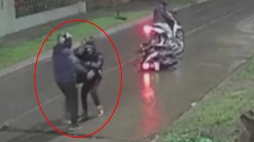 Video: mataron a un policía federal santiagueño de franco para robarle la moto