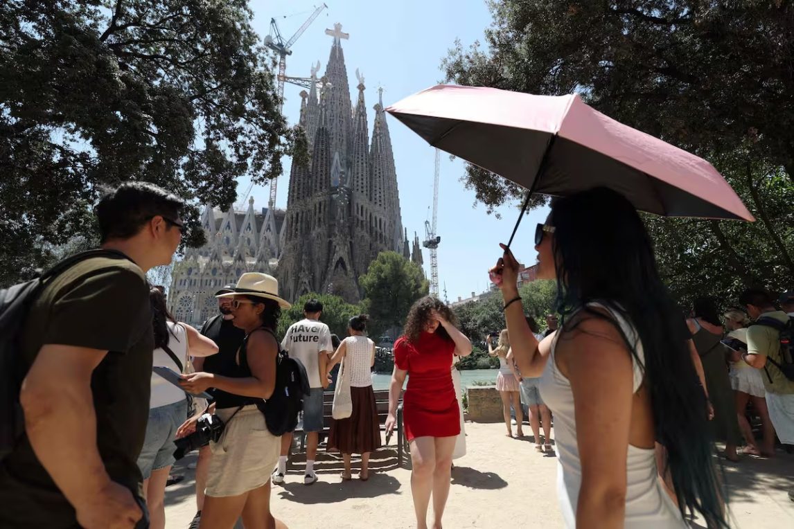 Ola de calor en Europa: Barcelona rompió un récord histórico de temperatura con 40,7 °C