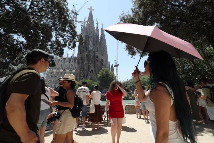 Ola de calor en Europa: Barcelona rompió un récord histórico de temperatura con 40,7 °C