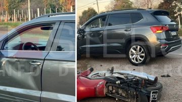 Un policía de Infantería fue embestido por un auto en la ruta 11 frente a un cementerio