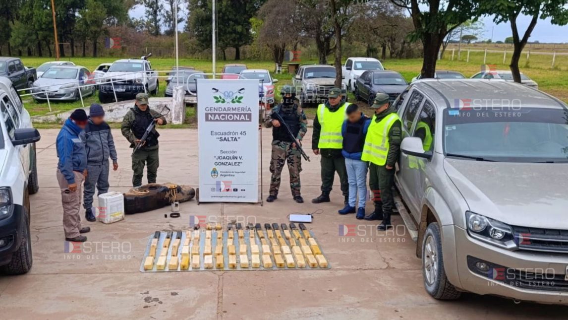 Destino Monte Quemado: secuestraron casi 58 kilos de cocaína que estaban escondidos en un bidón de combustible