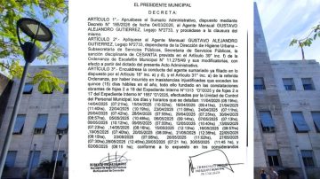 Empleado municipal faltó 50 veces y lo corrieron al descubrir que atendía una peluquería