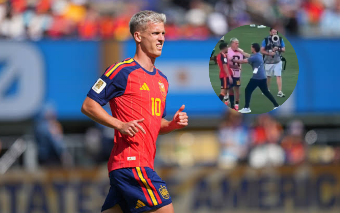 Dani Olmo no aceptó las disculpas de Ayala: “Falta a la verdad”