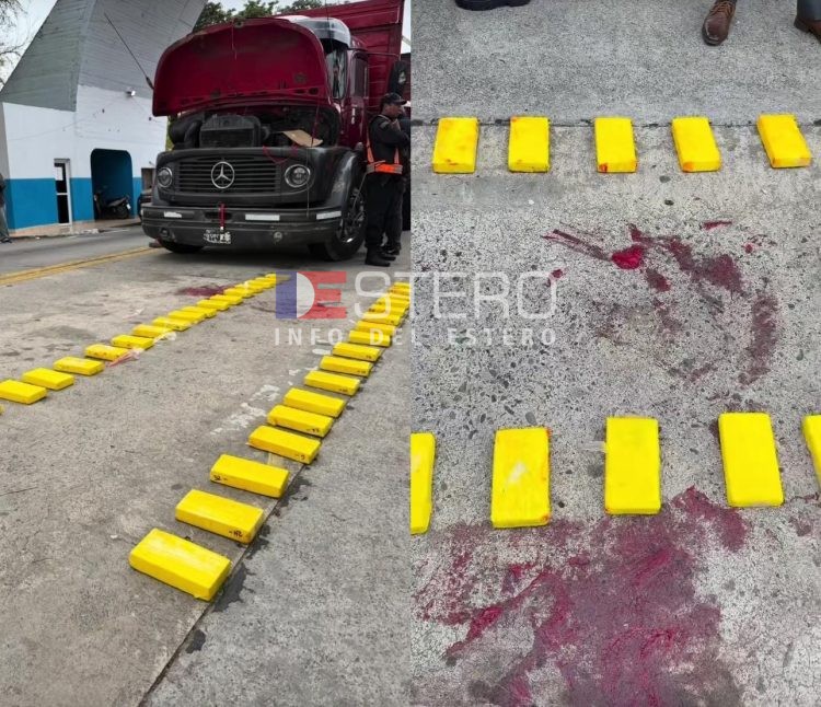 Golpe al narcotráfico en el límite de Santiago del Estero con Tucumán: secuestraron 35 paquetes de droga
