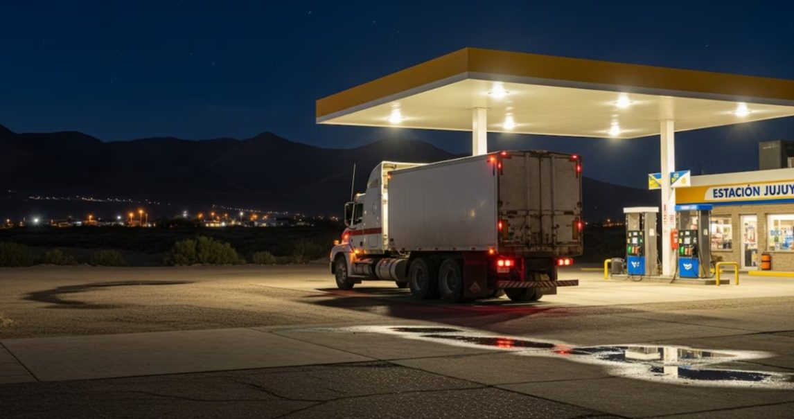 Desvalijaron a un camionero santiagueño en una estación de servicio de Jujuy