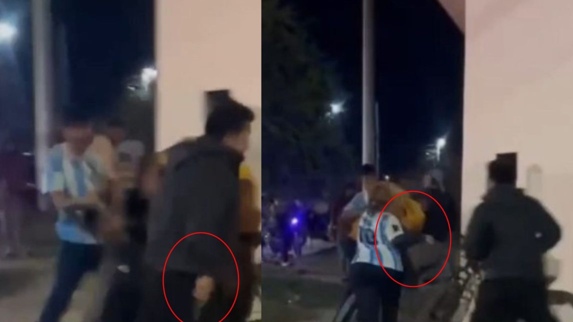 VIDEO |  Frías: apuñalaron a un joven en medio de las celebraciones por el triunfo de Argentina