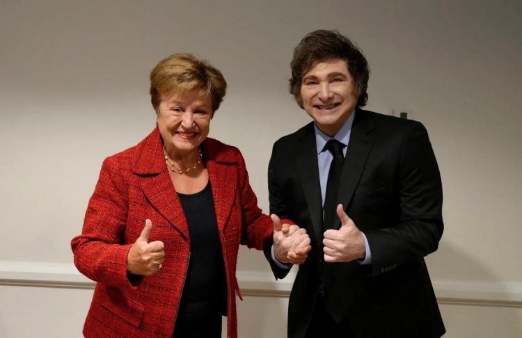 Georgieva visitará la Argentina a fines de julio por invitación de Javier Milei