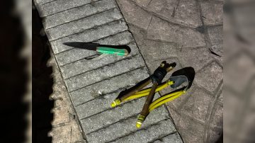 Intentaron asaltar a un adolescente de 16 años: llevaban un cuchillo y una honda