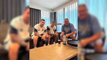 La foto que compartió Chiqui Tapia con Messi y De Paul antes de Argentina vs Suiza
