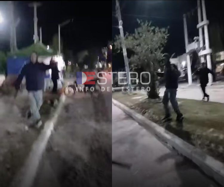 VIDEO: Efectiva maniobra de un policía para derribar a un sujeto que portaba un machete