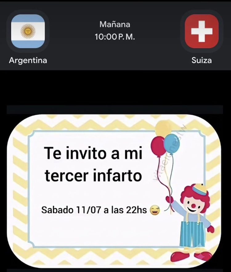 Memes de previa: Argentina enfrenta a Suiza y así se palpita el partido en redes