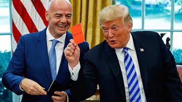 Donald Trump confirmó que pidió a la FIFA revisar la tarjeta roja de Balogun