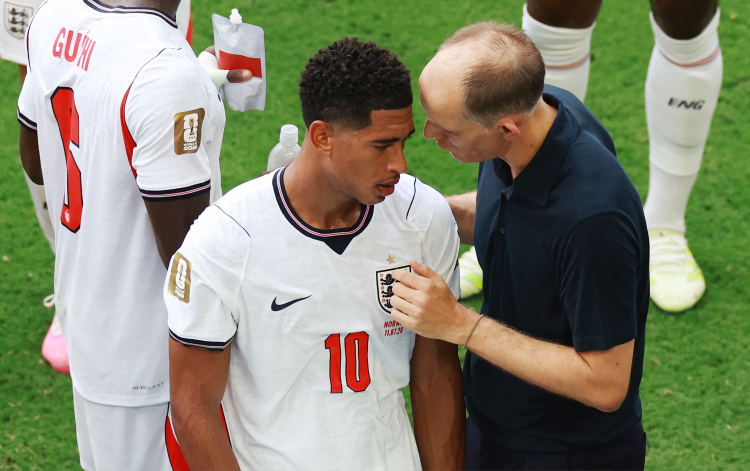 Tensión entre Bellingham y Tuchel tras el pase de Inglaterra a semifinales