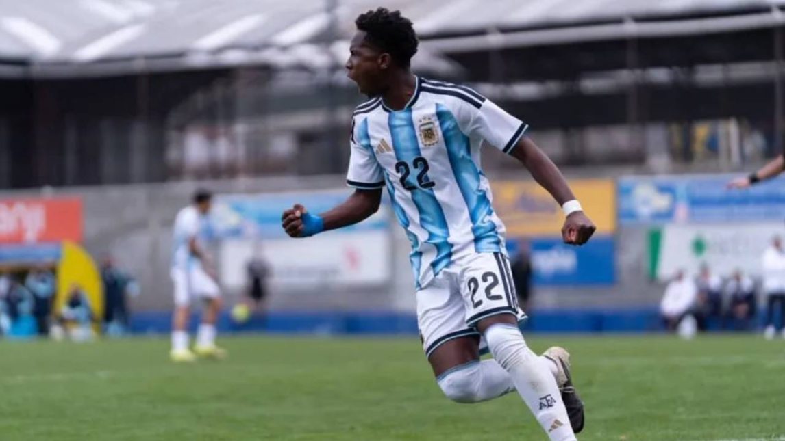 Kiki Ramos anotó para la Selección Argentina Sub-17 que igualó con Ecuador