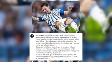Antonela Roccuzzo a Messi: “Sos el mejor ejemplo para nuestros hijos y una inspiración para millones de personas”