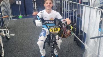Nicolás Stancampiano palpita su debut en el Mundial de BMX: “La pista es muy linda, pero muy técnica”