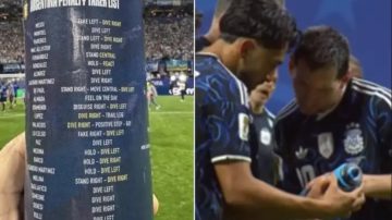 Ya venden el termo de Pickford con el “machete” para atajar los penales de Argentina: cuánto cuesta y dónde conseguirlo
