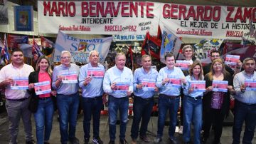 Zamora y Elías Suárez encabezaron dos plenarios y ratificaron su respaldo a Mario Benavente